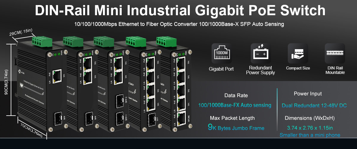 Kalite Endüstriyel PoE Anahtarı fabrika