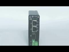 Mini Endüstriyel 1-Port 100/1000X SFP - 2-Port 10/100/1000T 30W PoE+ Medya Dönüştürücü IEEE80'i Destekler