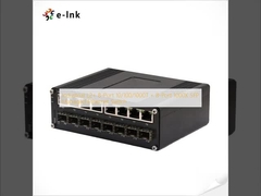 Endüstriyel L2+ 8-Port 10/100/1000T + 8-Port 1000X SFP Yönetilen Ethernet Değiştiricisi