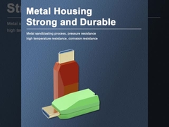 Mini 4K / 60Hz HDMI2.0 Tek Çekirdekli Multimode Fiber Extender Güç için Entegre USB Bağlayıcısı