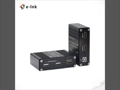Mini 4K/60Hz HDMI 2.0 KVM USB fiber optik uzatıcı klavye ve fare sinyali iletimini destekler