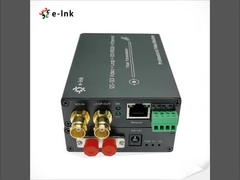 Gigabit Ethernet ve 2Ch Geriye RS485 ile Uzun iletim kapasitesi ile 12G-SDI Fiber Konvertörü