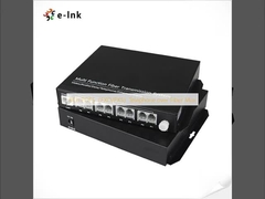 8 Kanal POTS (FXO/FXS) Telefon Fiber Optik Mux