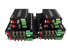 16 Kanal 5MP HD-Video 4'ü 1 Arada Video Fiber Dönüştürücü 5MP 4MP 3MP 1080P 720P Kamera Desteği