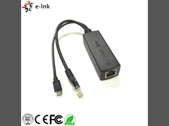 Hızlı Ethernet 5V 2A PoE Mikro USB portlu Ayırıcı, Cihazlar poe girişi öncesinde algılanacaktır