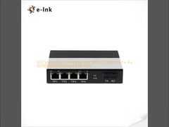 1x10G SC Fiber Port + 4 x 10/100/1000M Ethernet RJ45 Portları ile LED Ekran Fiber Değiştiricisi