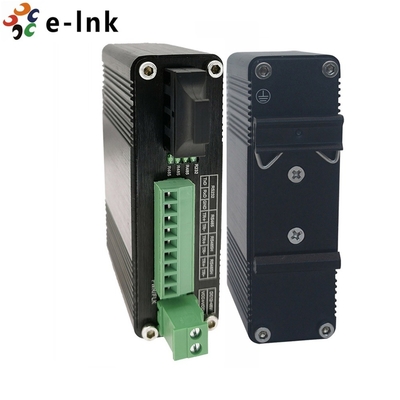 Endüstriyel Seri RS232 RS485 RS422 SC Fiber Ortam Dönüştürücü Modem Tek Modlu 20KM