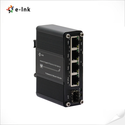 Mini Endüstriyel Ethernet Anahtarı 3 Port 10/100/1000T - 1 Port 100/1000X SFP PD, PoE Ayırıcı Fonksiyonlu