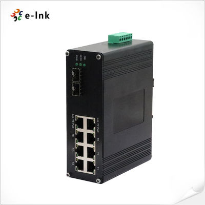 Endüstriyel 8-Port 10/100/1000M/2.5G 802.3at PoE + 2-Port 1.25G/2.5G/10G SFP+ Ethernet Anahtarı