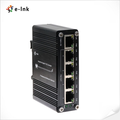 Endüstriyel 1-Port 802.3bt PoE++ - 4-Port 802.3af/at Gigabit PoE Genişletici