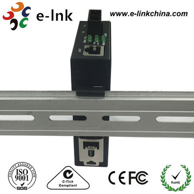 DIN-Rail 10/100/1000Base-TX'den 1000Base-X Ethernet Medya Dönüştürücüsü
