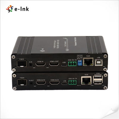 quality Çok Fonksiyonlu 4K 60Hz HDMI KVM Fiber Uzatıcı factory