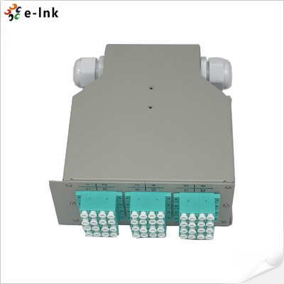 12LC Quad Din-rail montajlı fiber yama paneli