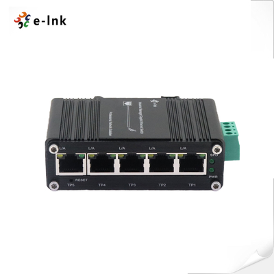 Mini Endüstriyel Yönetilen 5 Portlu Gigabit Ethernet Değiştiricisi