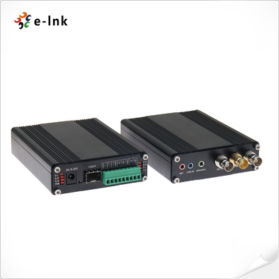 1Ch İki Yönlü 3G-SDI Loop-out ile + 1Ch Tally + 2Ch İki Yönlü RS485 veya RS422 + 2Ch Stereo Audio + 1Ch Mikrofon Fiber Converter üzerinden
