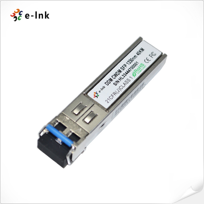 3G-SDI CWDM 1270~1610nm 40km Dijital Video SFP Optik Alıcı (MSA)