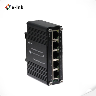 Endüstriyel 1-Port 802.3at PoE+'dan 4-Port 802.3af/Gigabit PoE Genişleticisine