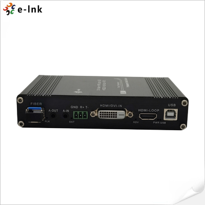 1Ch 1080P DVI + USB KVM + 1Ch RS232 + 1Ch Bidi Stereo Audio + 1Ch GPIO Fiber Extender üzerinden