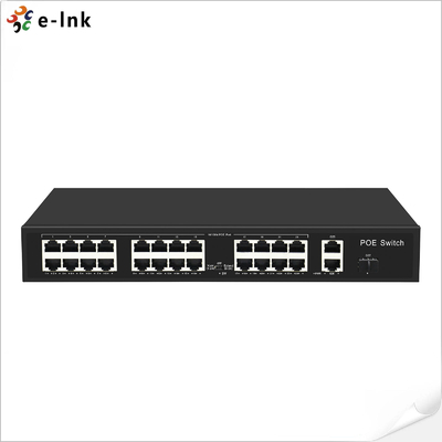 16*10/100M PoE + 2*10/100/1000M Uplink RJ45 + 1*1000M Uplink SFP Ethernet Anahtarı
