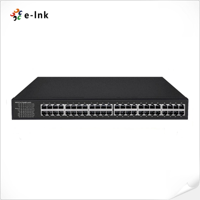  48x10/100/1000M RJ45 PoE Portlu, Yönetilmeyen 48 Portlu Gigabit PoE Anahtar