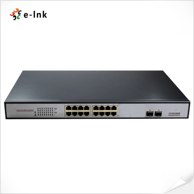 16G + 2SFP Yönetilmemiş PoE Değiştiricisi