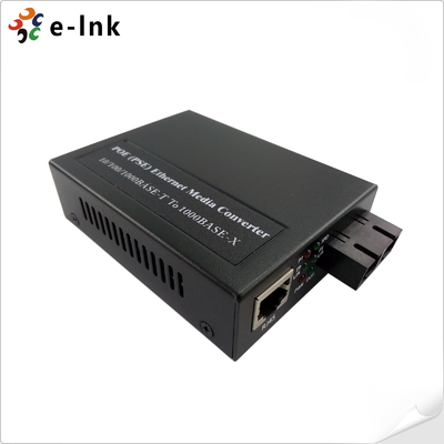 1-Port 1000BASE-SFP - 2-Port 10/100/1000BASE-T 802.3at PoE Medya Dönüştürücü