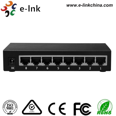 Yönetilmeyen 8 portlu 10/100/1000Mbps Ethernet Anahtarı