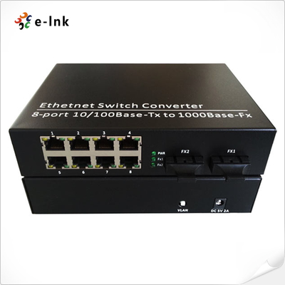 10/100/1000m 8-TX + 2-FX Port Fiber Anahtarı