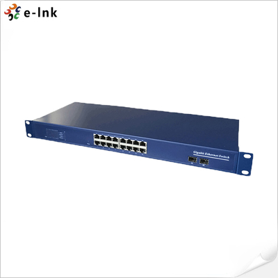 2 SFP yuvalı 16 portlu 10/100/1000M Gigabit Switch