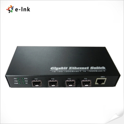 Kendi kendine yapılandırılmış 3 portlu 10/100/1000BASE-T + 4 portlu 1000BASE SFP Ethernet Switch