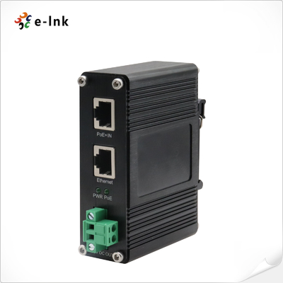 Endüstriyel 10/100/1000Mbps 802.3at PoE+ Splitter Çıkış Voltajı 19VDC