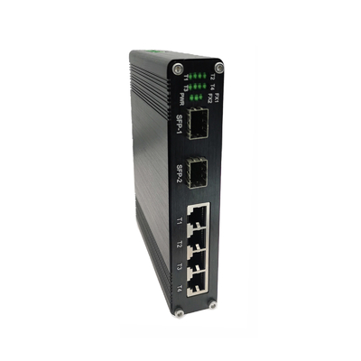 Endüstriyel 4 portlu 10/100/1000Base-T + 2 portlu 1000BASE-X Ethernet Switch