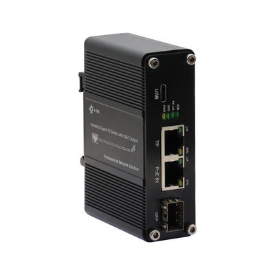 quality Endüstriyel Ethernet PD Switch Mini Gigabit, Type-C Çıkışlı, DIN-Ray ve Duvara Montaj factory