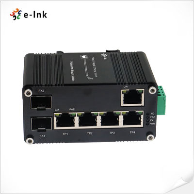 quality PoE Düz Geçişli Endüstriyel PoE ile Güçlendirilmiş 5 Bağlantı Noktalı 10/100/1000T + 2 Bağlantı Noktalı 100/1000X SFP Ethernet Anahtarı factory