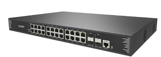 24-Port 10/100/1000T 802.3at PoE + 4-Port 10G SFP+ L3 Yönetilen Değiştirici