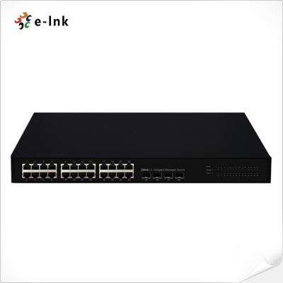 L3 Yönetilen 24G + 4x1000M SFP Ethernet Anahtarı
