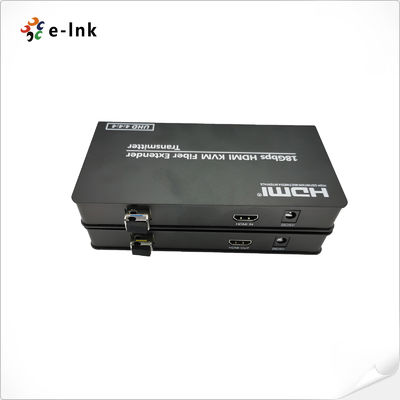 4K HDMI 2.0 KVM USB fiber optik uzatıcı üzerinden