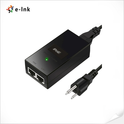 10/100/1000Mbps 24V 24W güç kablosu ile POE enjektörü