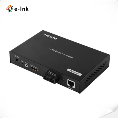 1-Ch HDMI Video + 1-Ch 10/100M Ethernet over Fiber Extender