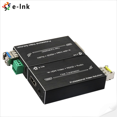 RS232 ve Dış Sesli Mini 4K HDMI Fiber Extender