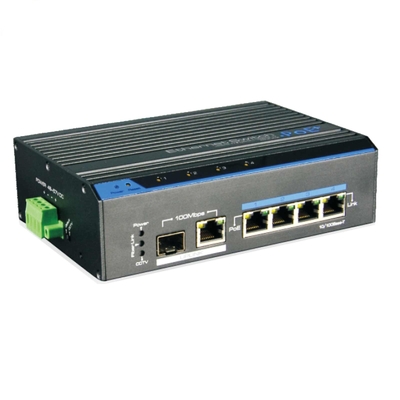 Endüstriyel 4 portlu PoE (250M) Hızlı Ethernet anahtarı