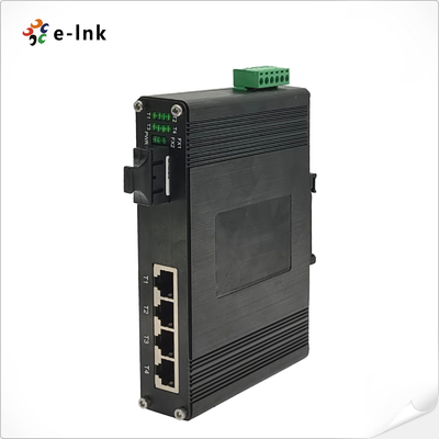 Endüstriyel 4 portlu 10/100/1000Base-T + 1 portlu 1000BASE-X Ethernet anahtarı