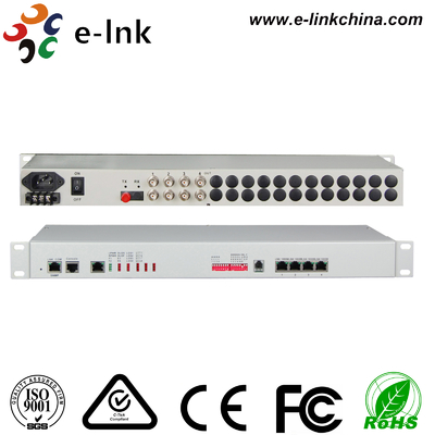 4E1+4GE+Telefon+SNMP Fiber Optical Multiplexer