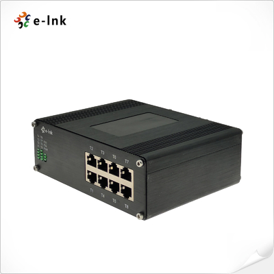 Yönetilmeyen Endüstriyel 8 portlu 10/100/1000BASE-T (PoE+) Ethernet anahtarı