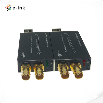 Mini 12G-SDI ile Tally ve RS485 ile Fiber Değiştiricisi