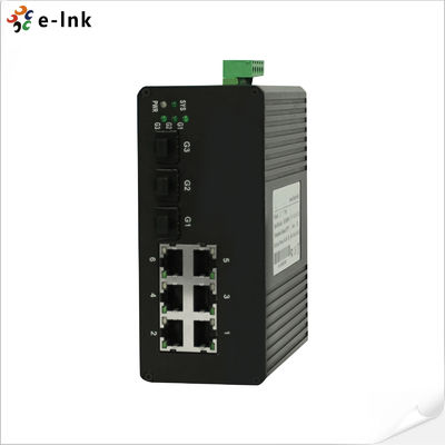 quality 3 portlu 1000Base-X SFP portları ve 6 10/100Base-T (((X) portları olan 6 Port Yönetilen Endüstriyel Ethernet Değiştiricisi factory