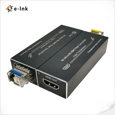 Micro Mini 4K HDMI Fiber Extender 4K*2K@30Hz çözünürlüğüne kadar tüm modları destekler