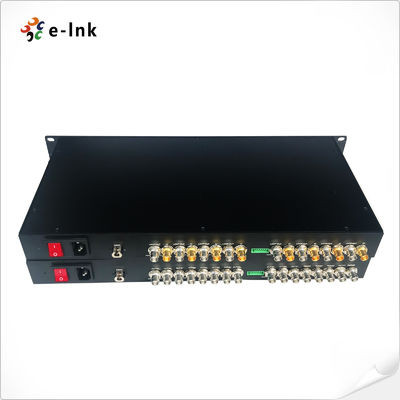1U Rack-Mountable 8-Kanal SD / HD / 3G-SDI Tek Fiber CWDM Sıkıştırılmamış Genişletici Sıcak değişimi ve sıcak fişlemeyi destekler