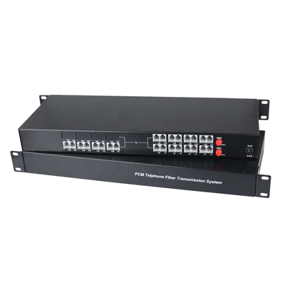 24 Kanal POTS (FXO/FXS) Fiber Üzerinden Telefon Çoklayıcı