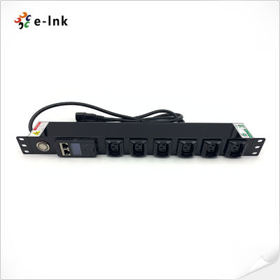 19 inç 1U 6 Port Akıllı Ölçülmüş PDU Destek Uzaktan iletişim ve kontrol